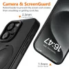 Tech-protect Magring Magsafe Iphone 16 Pro Max Matt Fekete Tok-5906302311576 4 kép