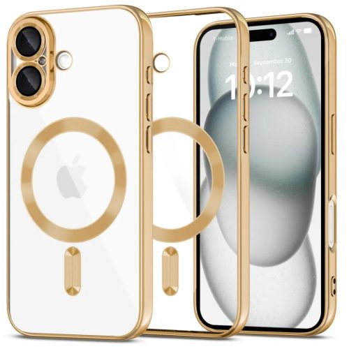 Tech-protect Magflex Magsafe Iphone 16 Shiny Gold Tok-5906302311385 1 kép