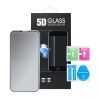 5D Teljes Ragasztó Edzett Üveg - iPhone 15 Pro (Adatvédelmi) fekete-5903396261077 4 kép