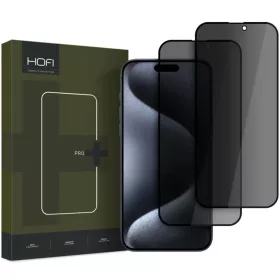 Hofi Anti Spy Glass Pro+ 2 darabos Privacy üvegfólia iPhone 16 Pro k-5906302310883 1 kép