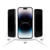 Hofi Anti Spy Glass Pro+ 2 darabos Privacy üvegfólia iPhone 16 Pro k-5906302310883 5 kép