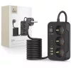 Tech-protect Pc3x6 Hálózati Elosztó 3 Usb & 3 Type-c & 3 Aljzat 200-5906302310555 1 kép