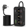 Tech-protect Pc3x6 Hálózati Elosztó 3 Usb & 3 Type-c & 3 Aljzat 200-5906302310555 2 kép