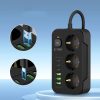 Tech-protect Pc3x6 Hálózati Elosztó 3 Usb & 3 Type-c & 3 Aljzat 200-5906302310555 3 kép