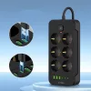 TECH-PROTECT PC6X6 Hálózati Elosztó 3 USB & 3 TYPE-C & 6 ALJZAT 200-5906302310586 3 kép