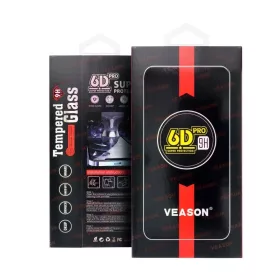 6D Pro Veason üveg - iPhone 16 Pro fekete üvegfólia-5903396314988 1 kép