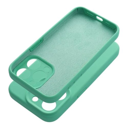 Case SILICONE 2mm iPhone 16 Pro Max tok mentazöld-5903396323256 1 kép