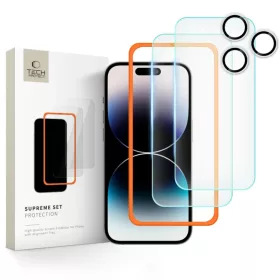 Tech-Protect Supreme szett 3-csomag iPhone 16 Pro Max üvegfólia-5906302310937 1 kép