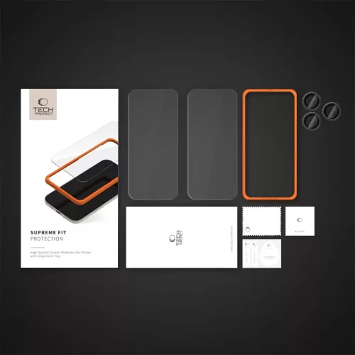 Tech-Protect Supreme szett 3-csomag iPhone 16 Pro Max üvegfólia-5906302310937 6 kép