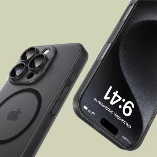 Tech-protect Magslim Magsafe Iphone 16 Pro Max Matt/fekete Tok-5906302311255 3 kép