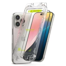 Ringke Easy Slide 2-pack edzett üveg iPhone 16 Pro Max fekete üvegf�-8809961789717 2 kép