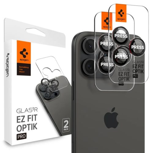 Spigen Optik Pro L-Sorozatú Glas.Tr "EZ Fit" kamera védőfólia 2 cs-8809811866513 1 kép