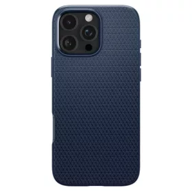  Iphone 16 Pro Max Spigen Liquid Air Sötétkék Tok-8809971229258 2 kép