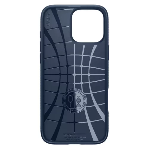  Iphone 16 Pro Max Spigen Liquid Air Sötétkék Tok-8809971229258 3 kép