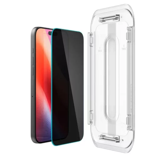 Spigen Glas.TR "EZ Fit" 2-PACK iPhone 16 Pro Max / 17 Pro Max Privacy -8809971228527 3 kép