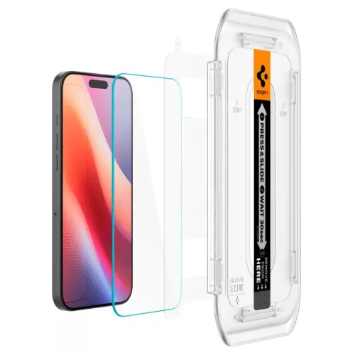 Edzett üveg SPIGEN GLAS.TR ”EZ FIT” 2-Pack iPhone 16 Pro / 17 / 1-8809971228695 4 kép