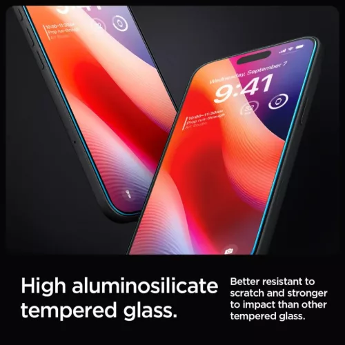 Spigen Glas.TR EZ Fit iPhone 16 Pro/ 17 / 17 Pro üvegfólia átlátsz-8809971228763 9 kép