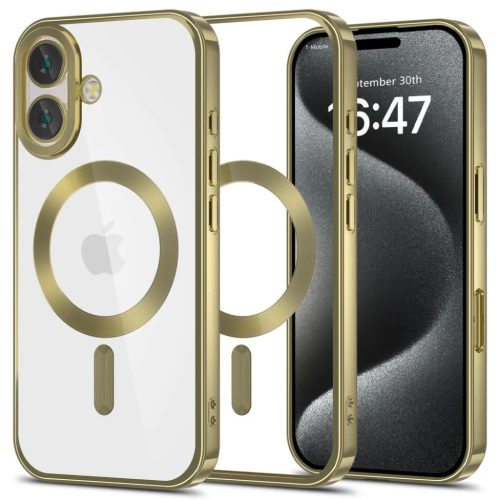Tech-protect Magflex Magsafe Iphone 16 Satin Gold Tok-5906302312139 1 kép