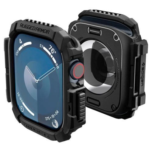 SPIGEN RUGGED ARMOR APPLE WATCH 10 (42 MM) MATT FEKETE tok-8809971234313 1 kép