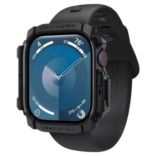 Apple Watch 10/11 (42 mm) Matt Fekete SPIGEN Rugged Armor tok-8809971234313 3 kép
