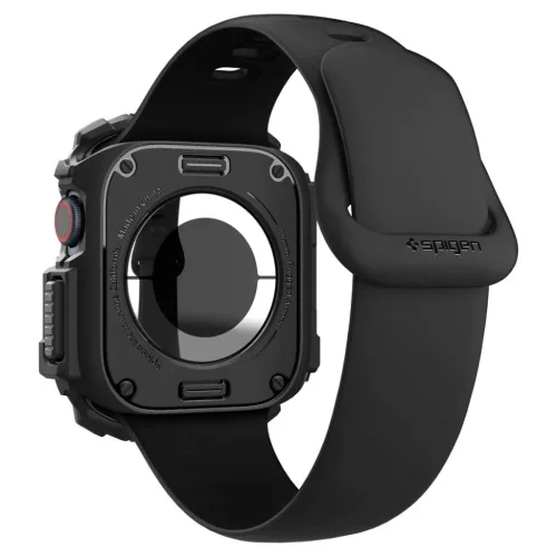  Apple Watch 10/11 (42 mm) Matt Fekete SPIGEN Rugged Armor tok-8809971234313 5 kép