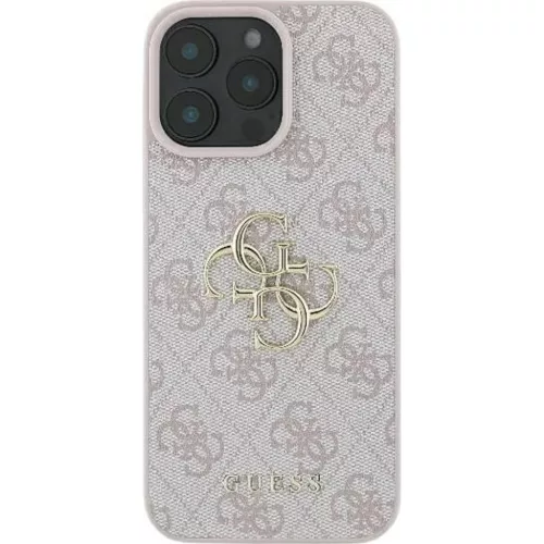  iPhone 16 Rózsaszín GUESS tok GUHCP16S4GMGPI (4G PU Big Logo)-3666339327644 2 kép