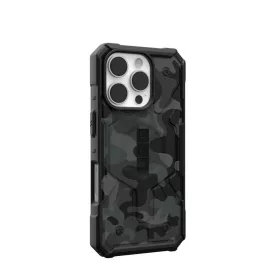   (UAG) Urban Armor Gear Pathfinder SE kompatibilis a MagSafe-fel iPhone 16 Pro midnight camo tok