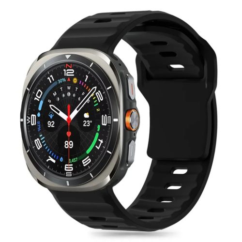Tech-protect Silicone Line Samsung Galaxy Watch Ultra (47 Mm) Fekete S-5906302376438 1 kép