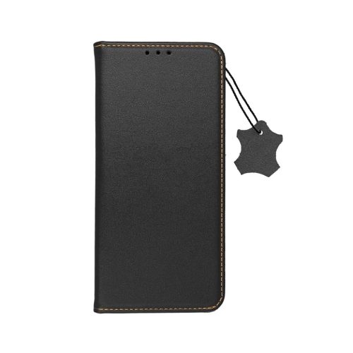 Bőr fliptok Pro IPHONE 16 fekete tok