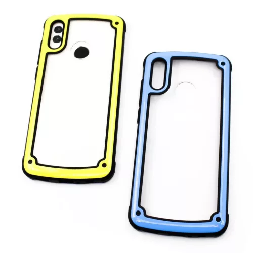 Solid Frame PC tok TPU kerettel Huawei Y7 2019 / Y7 Prime 2019 fekete-7426825370051 6 kép