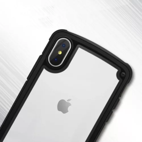 Solid Frame PC tok TPU kerettel Huawei Y7 2019 / Y7 Prime 2019 fekete-7426825370051 8 kép