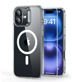  iPhone 16 Clear ESR Classic Hybrid HaloLock MagSafe & Tempered Glass -4894240242964 1 kép