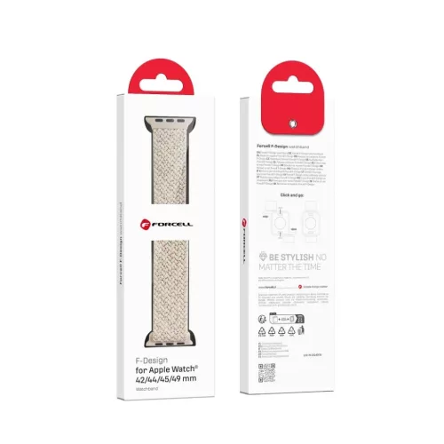 FORCELL F-DESIGN FA02 nylon mágneses szíj Apple Watch 42 / 44 / 45 /-5903396292576 4 kép