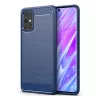 Szénszál mintájú TPU tok Samsung S20 kék-9111201893184 1 kép
