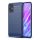 Szénszál mintájú TPU tok Samsung S20 kék