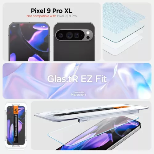 Spigen Glas.tr "ez Fit" Edzett üveg 2-pack Google Pixel 9 Pro Xl átl-8809971233132 9 kép