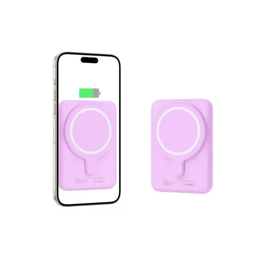 Tech-protect Pb10 Lifemag Magsafe Power Bank 5000mah Lila-5906302310692 4 kép