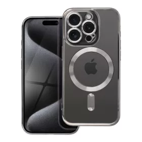   ELECTRO MAG COVER tok, kompatibilis a MagSafe-fel, iPhone 16 Pro Max szürke titán