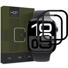    APPLE WATCH 10 (46 MM) FEKETE HOFI HYBRID PRO+ 2db ÜVEGFÓLIA