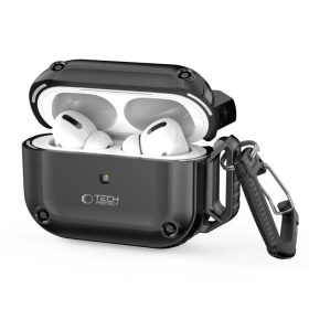 Tech-protect Rough Hook Apple Airpods Pro 1 / 2 Fekete-5906302376278 1 kép