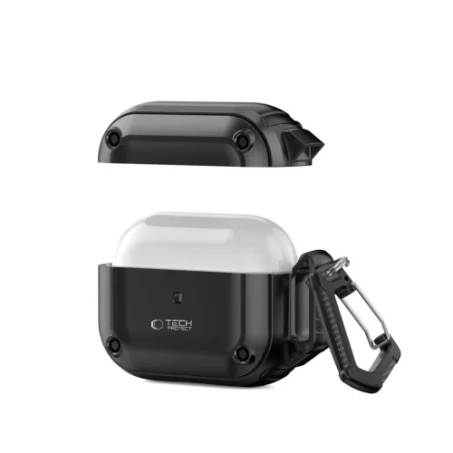 Tech-protect Rough Hook Apple Airpods Pro 1 / 2 Fekete-5906302376278 3 kép