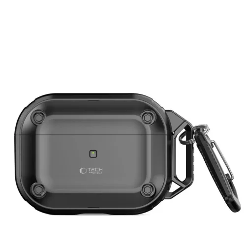 Tech-protect Rough Hook Apple Airpods Pro 1 / 2 Fekete-5906302376278 4 kép