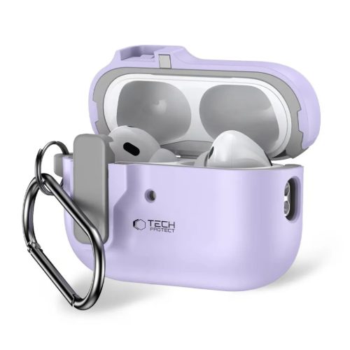 Tech-protect Slim Hook Apple Airpods Pro 1 / 2 Lavender Tok-5906302376254 1 kép