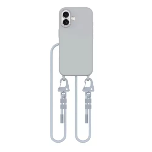 Tech-protect Magnecklace Magsafe Iphone 16 Crayon Szürke Tok-5906302370320 2 kép
