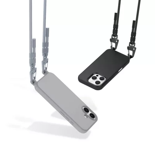 Tech-protect Magnecklace Magsafe Iphone 16 Crayon Szürke Tok-5906302370320 4 kép