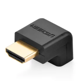   Ugreen HDMI lefelé hajló sarok, könyök adapter fekete (20109)
