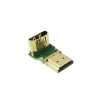 Ugreen HDMI lefelé hajló sarok, könyök adapter fekete (20109)-6957303821099 2 kép