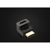 Ugreen HDMI lefelé hajló sarok, könyök adapter fekete (20109)-6957303821099 3 kép