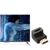 Ugreen HDMI lefelé hajló sarok, könyök adapter fekete (20109)-6957303821099 4 kép