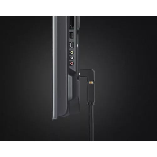 Ugreen HDMI lefelé hajló sarok, könyök adapter fekete (20109)-6957303821099 5 kép